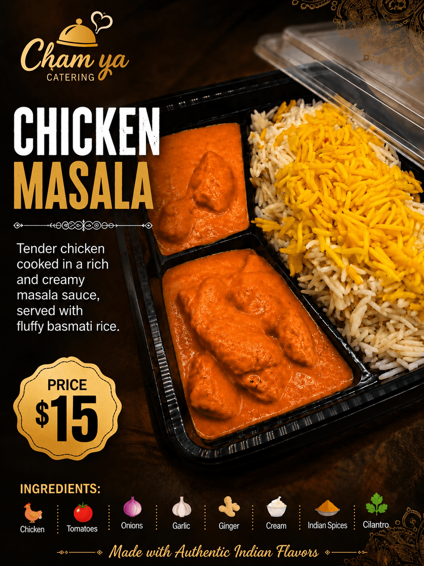 Chicken Masala boxed meal