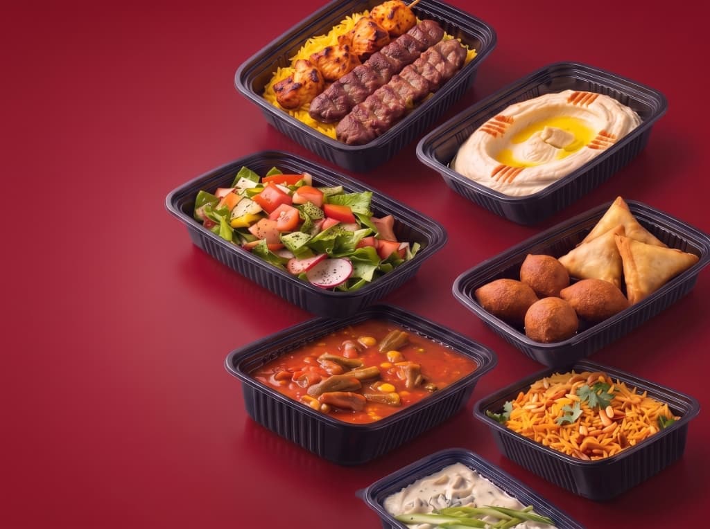 Individual Cham-Ya boxed meals